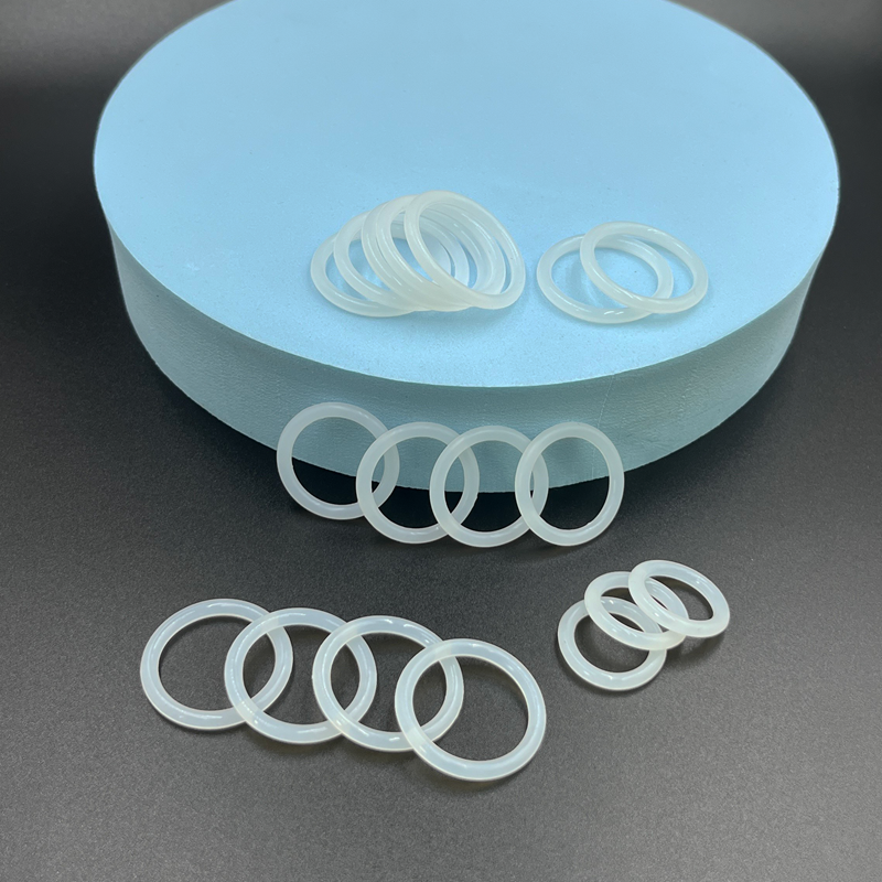 Witte siliconen O-ring VMQ O-ring afdichting pakking CS 1,5/2,0/2,4/3,1 mm geïsoleerde waterdichte ring ronde O-vorm food grade Oring Kit