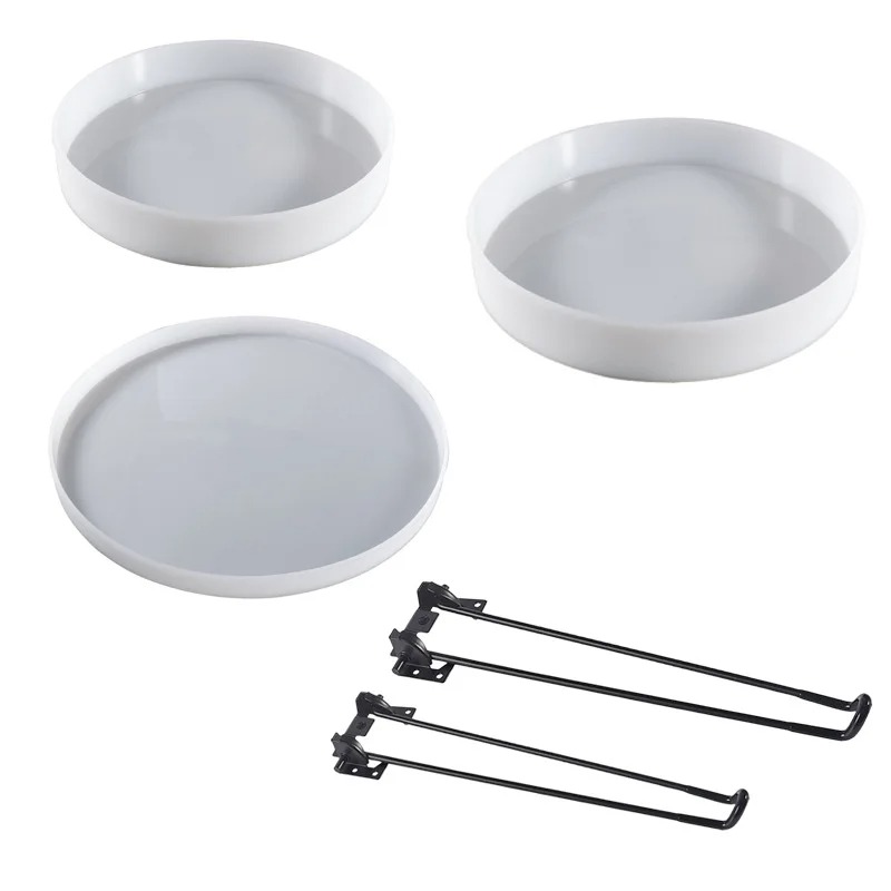 60cm oceano grande redondo retângulo mesa resina molde oversize mesa redonda ornamentos rio mesa molde de silicone fundição de resina fazendo
