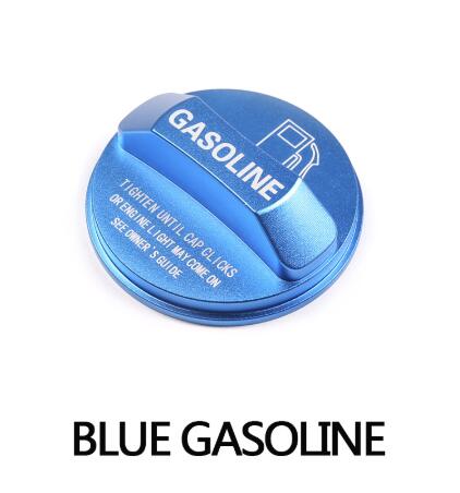 Aluminium Gas Diesel Brandstoftank Cap Cover Voor Land Rover Discovery Sport LR4 5 Voor Range Rover Sport Evoque Vogue velar Voor Jaguar: Blue Gas