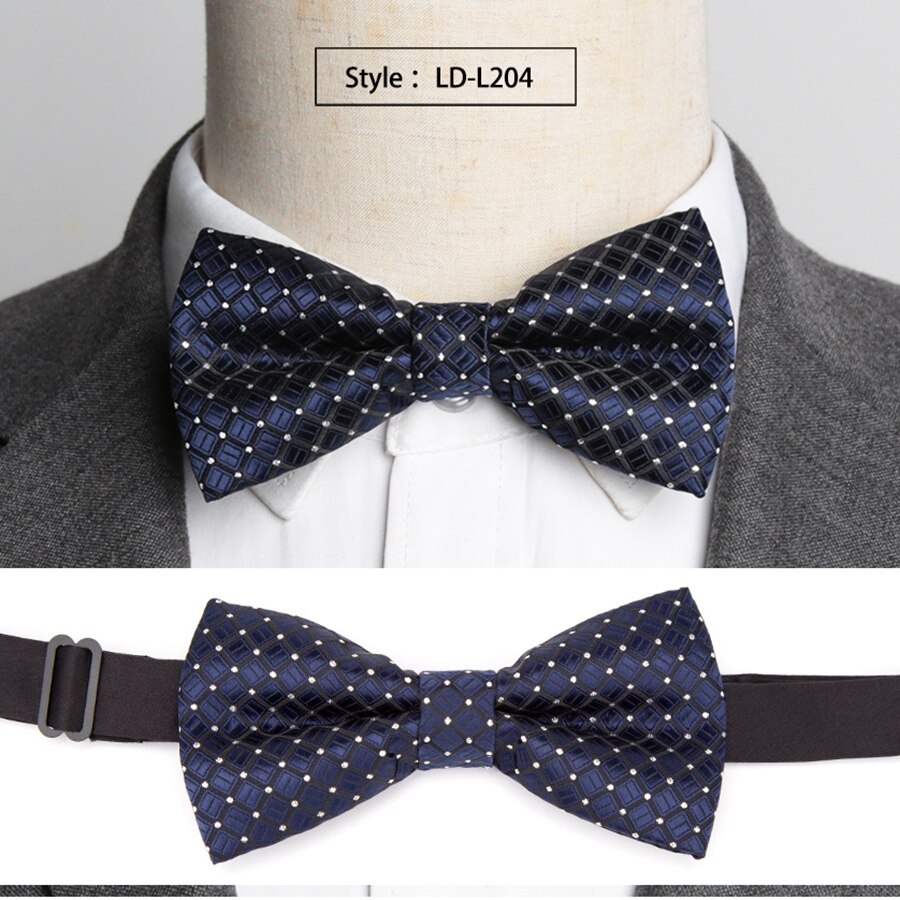 Herren Bowtie Jacquard Krawatte Formale Krawatte Junge Männer Geschäft Hochzeit Streifen Bogen Krawatten Männlichen Kleid Hemd Krawatte