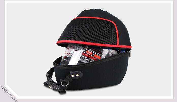 PRO-BIKER motorhelm handtas tas de half helm skischoen pakket helm zak: Rood