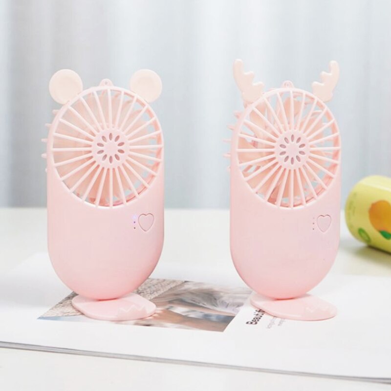 Usb Mini Vouw Kan Voeg Water Fans Draagbare Houden Kleine Fans Originaliteit Kleine Elektrische Huishoudelijke Apparaten Desktop Elektrische Ventilator: Pink Random 1pc