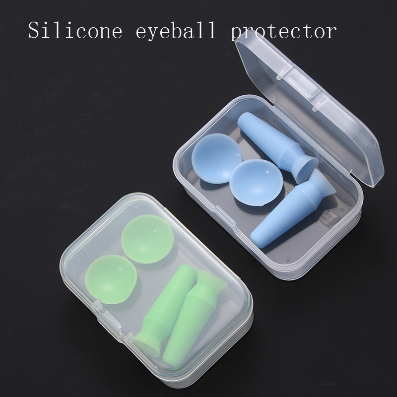 Cubierta protectora de silicona coreana para globo ocular, almohadilla para párpados, alambre integrado, protector de párpado doble, pieza de ojo prótesis, ventosa