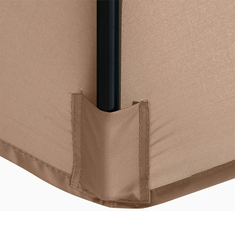 Parasol étanche anti-UV, gril de subdivision sans support, jardin extérieur, couverture de parapluie, parasol, 2/2 m, 7 m, 3m