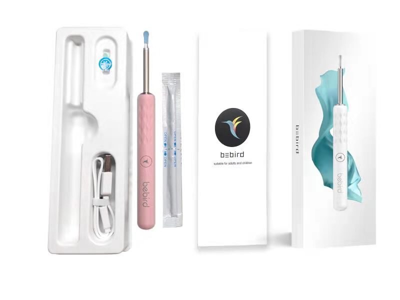 Bebird R3 Ear Cleaner Smart Visual Ear Pick IP67 Waterproof ear endsocope Camera Otoscope Ear cleaning Care Tool: Pink