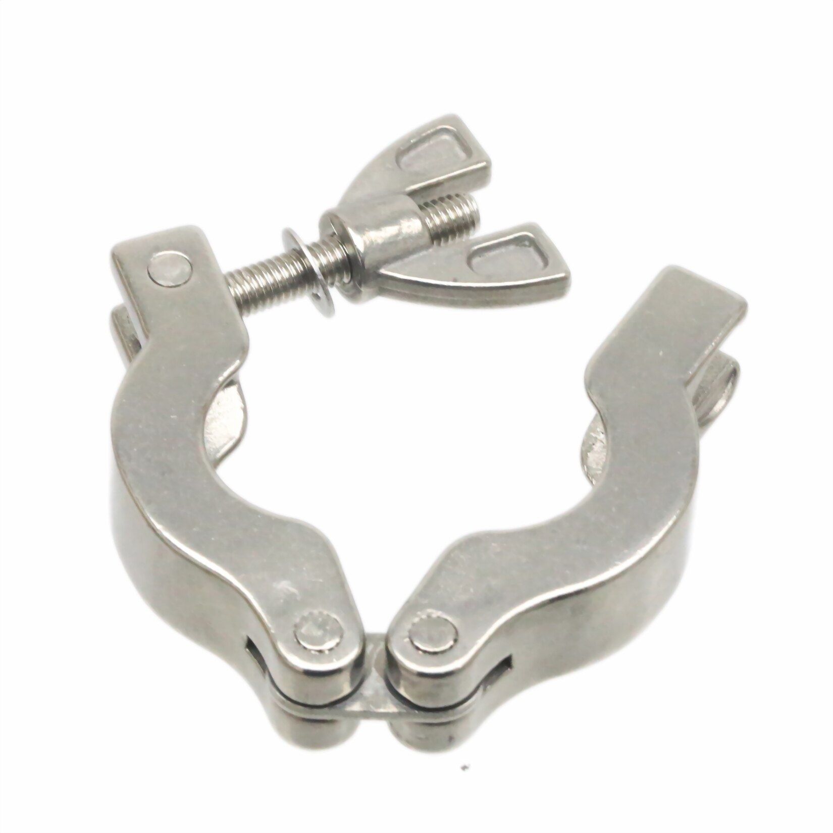 ISO-KF10 NW/KF-10 Hinge Wing-Nut Clamps Stainless Steel 304 Vacuum Flange Fitting (No Centering & O-Ring)