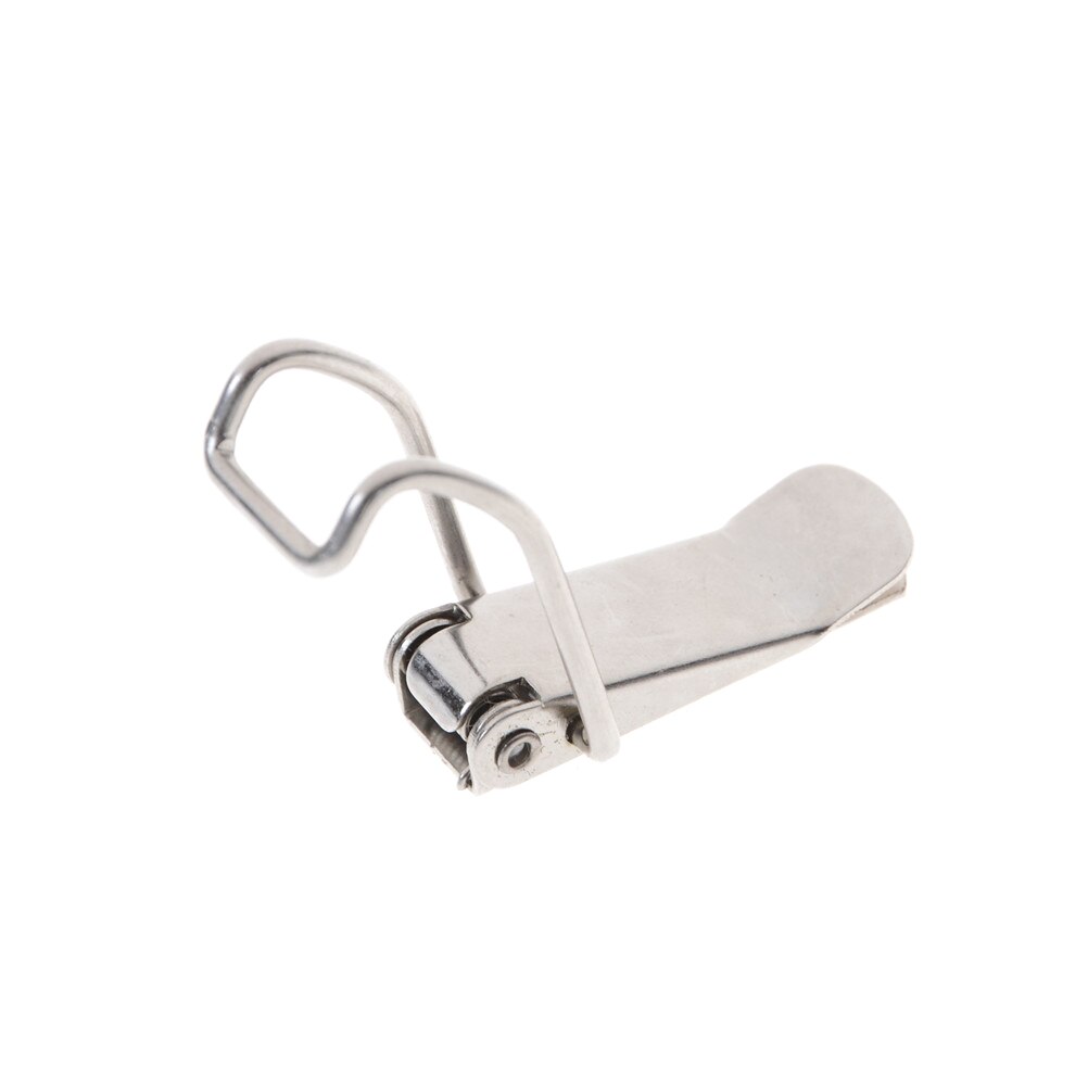 2PCS J115B Hardware Cabinet Boxes Spring Loaded Latch Catch Toggle 74*20 Iron Hasp For Sliding Door Simple Window Cabinet Hasps