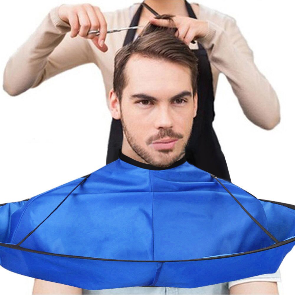 DIY Haar Schneiden Mantel Regenschirm Haarschnitt Kap Haar Barbier Kleid Schürze Tuch Wasserdichte Farbstoff Salon wickeln Schützen Friseur Werkzeuge: C