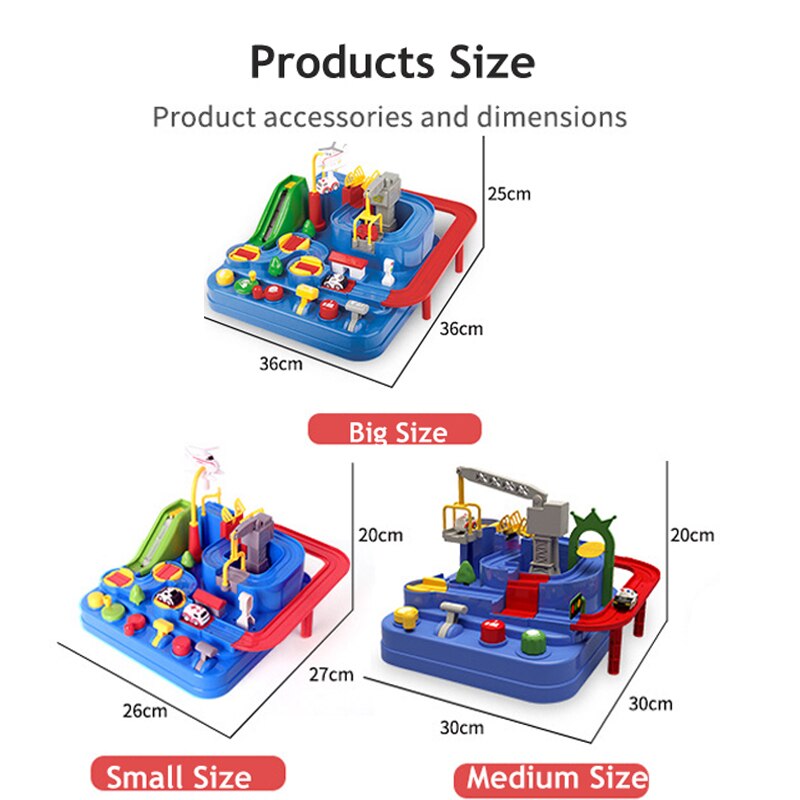 Kinderen Rail Auto Speelgoed Racing Trein Tracks Adventure Handleiding Cars Tafel Spel Puzzel Speelgoed Voor Kinderen Huis Play Game