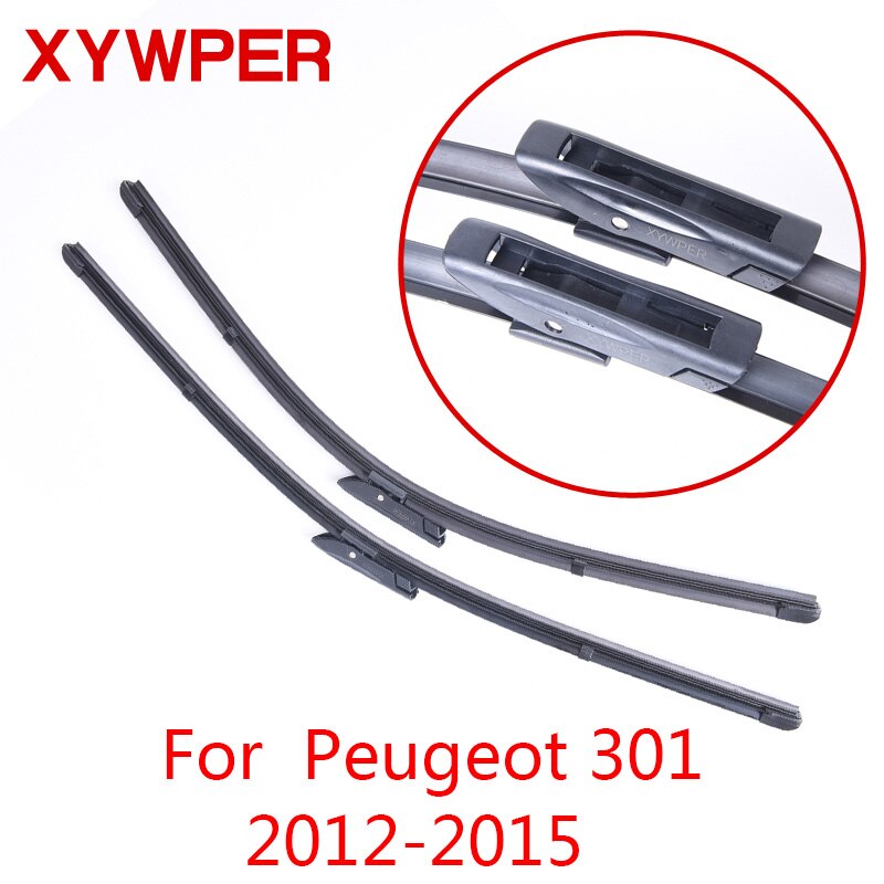 Xywper Wisserbladen Voor Peugeot 301 Auto Accessoires Zachte Rubberen Ruitenwissers