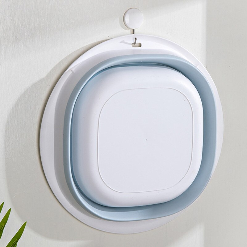 Travel Folding Washbasin Bathroom Portable Silicone Basins Kitchen Folding Laundry Bowl Camping Supplies Foldable Bath Sink