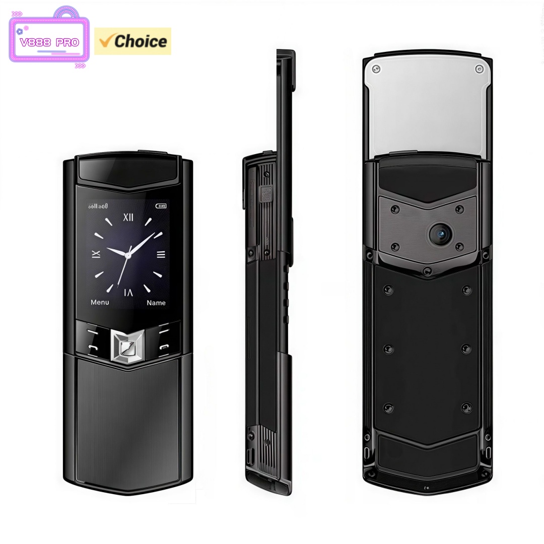 V888 Profi Schieberegler-handys,  mt6261 gsm-fähige handys 2g 2.0 zoll bildschirmdiagonale, Dual-sim- und Dual-bereithalten-funktion  mp3/mp4 fm bluetooth-funktion. klassisches mobiltelefon.