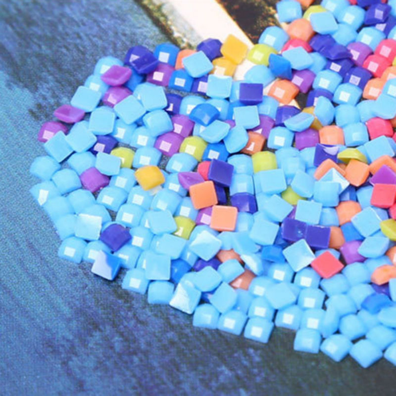 religion printed 3d diy beadwork 0159R - Square diamond mosaic painting Diamond embroidery cross stitch