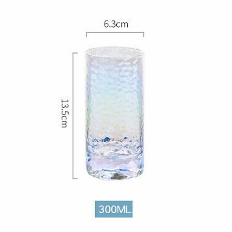 Faroot fargerike glass te kaffe cappuccino kopper drikke krus 300-400ml: 5