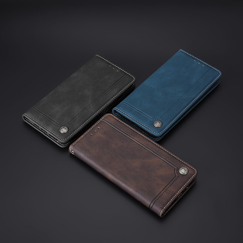 Casos para honor 8x 9x caso capa de luxo fecho magnético carteira livro flip couro simples sacos de telefone para huawei honor 8 x coque