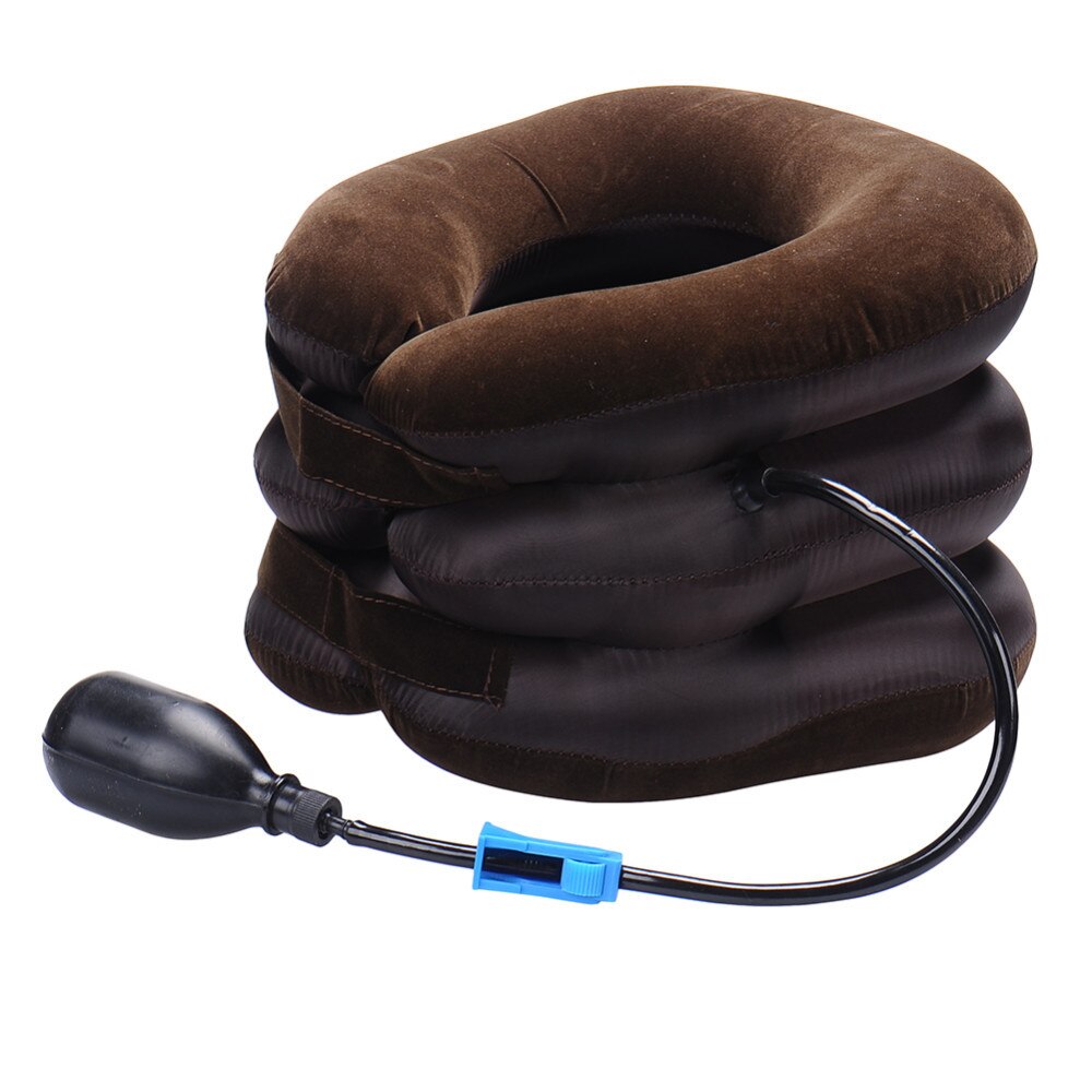 Inflatable Cervical Collar Neck Relief Traction Brace Support Stretcher Device: F1