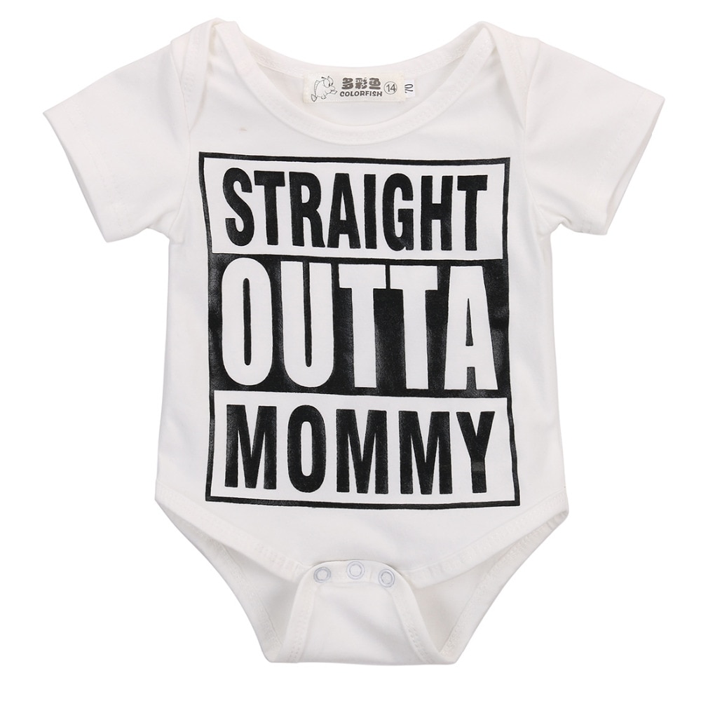 Citgeett Sommer Baby Mädchen Jungen Kleidung Strampler Baumwolle Neugeborenen knapp Gedruckt Weiß Kurze Gesamt Gesamt Strampler Outfits