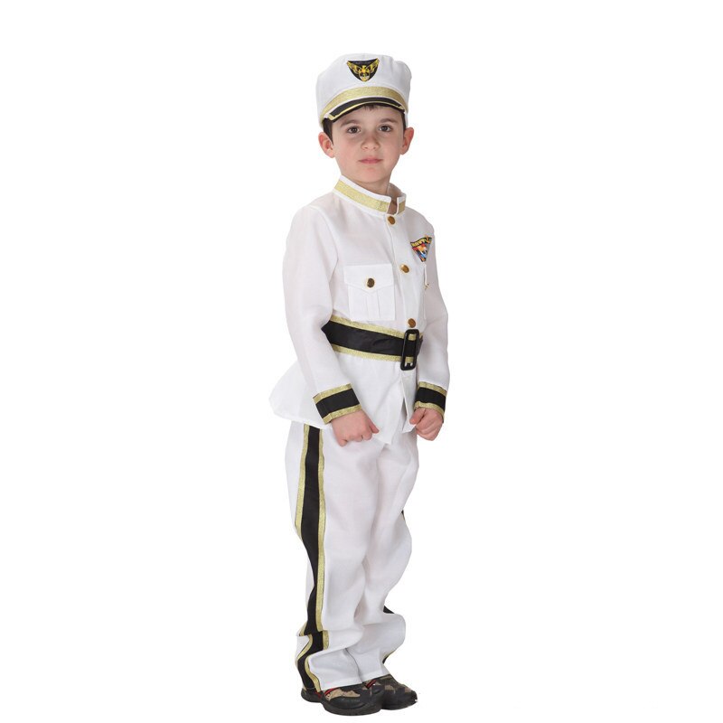 Børn drenge marine sømand småbørn verdens bog dag skole fancy dress kostume