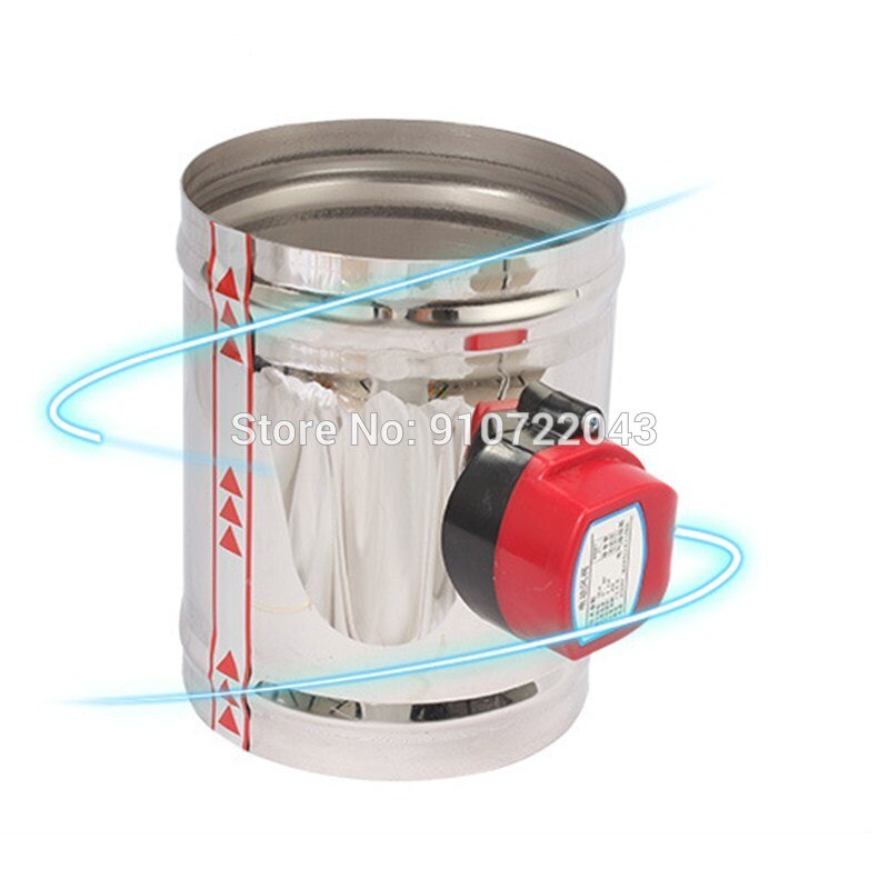 150mm 220V 24V 12V stainless steel electric air duct damper valve air motorized valve for 6 inch ventilator pipe valve
