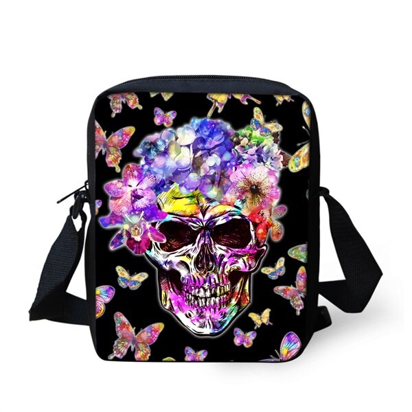 Instantarts punk graffiti kleurrijke schedel hoofd bedrukte jongen schooltassen casual kleuterschool studenten boekentassen kinderen schooltassen: Cc3532e