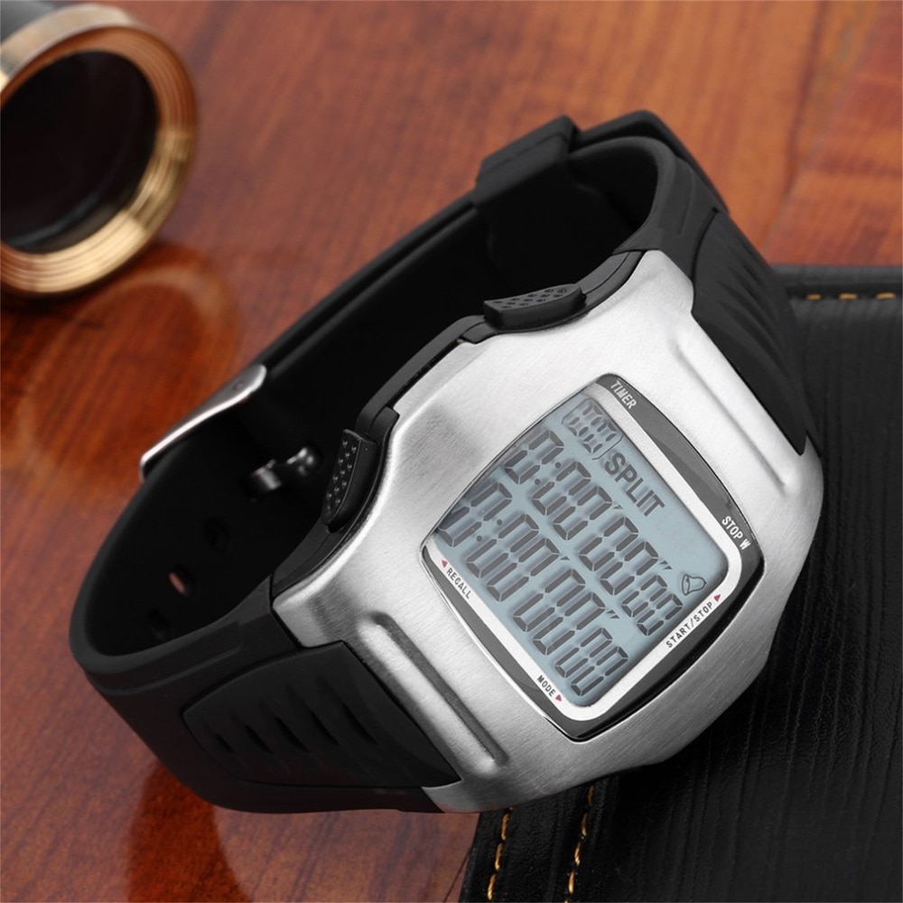 Multifunction Sports Watches Soccer Referee Wrist Watch Stopwatch Time Chronograph Countdown Football Club Male Wristwatch Box