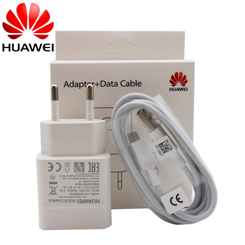 Huawei oryginalna ładowarka 5V/2A 9V/2A USB szybkie ładowanie dla Huawei P8 P9 Plus Lite Honor 8 9 Mate10 Nova 2 2i 3 3i oryginalne ładowanie