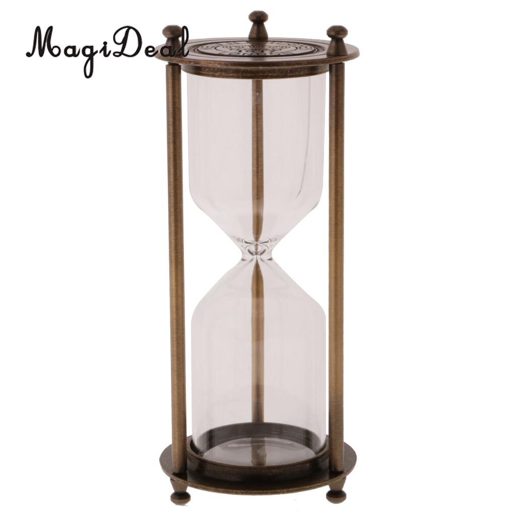 Magideal Helf Display Count Down Lege Zand Glas Zandloper Keuken Timer Draagbare 3 Min/5 Min/10 Min/15 Min/20 Minuut