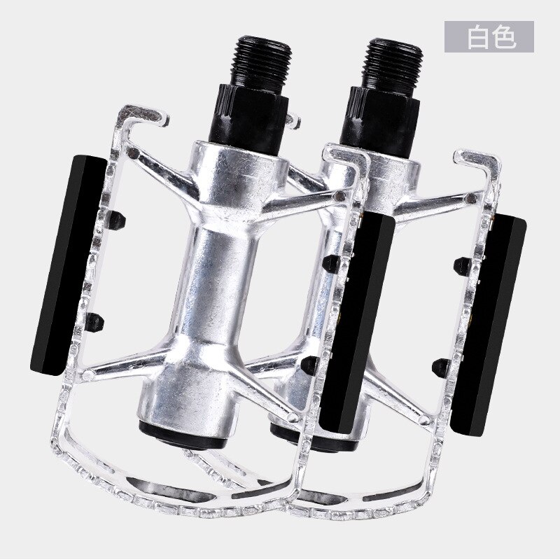 Fiets Pedaal Racefiets Mountainbike Pedaal Lager Pedaal Fiets Accessoires Universele Een Paar: White Intensive Ball Bearing One Pair of Dress