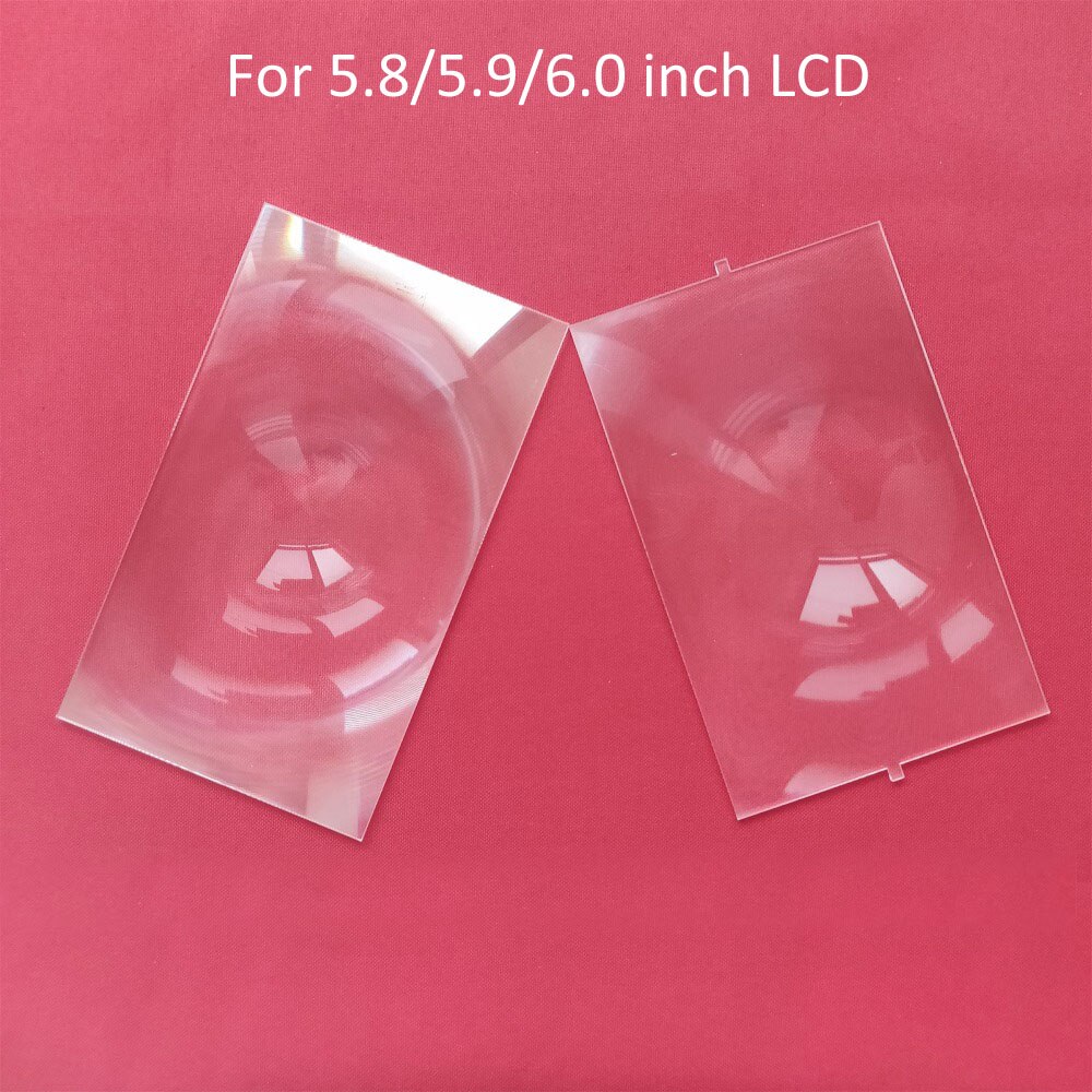 Beste 2 Stuks Rechthoek Fresnel Lens Voor 5.8/5.9/6 Inch Lcd Diy Projector Fresnel Lens Kit