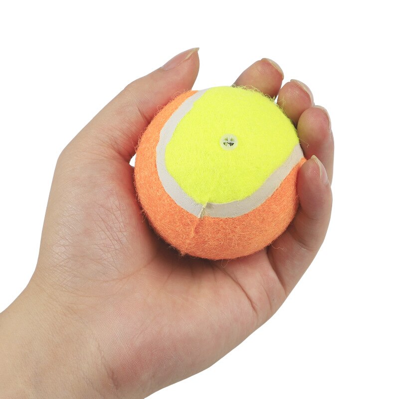 1pc 6cm Tennis Ball Dog Toy Squeaky Soft Rubber Dog Sound Toy Interactive Puppy Training Ball Toys For Dogs