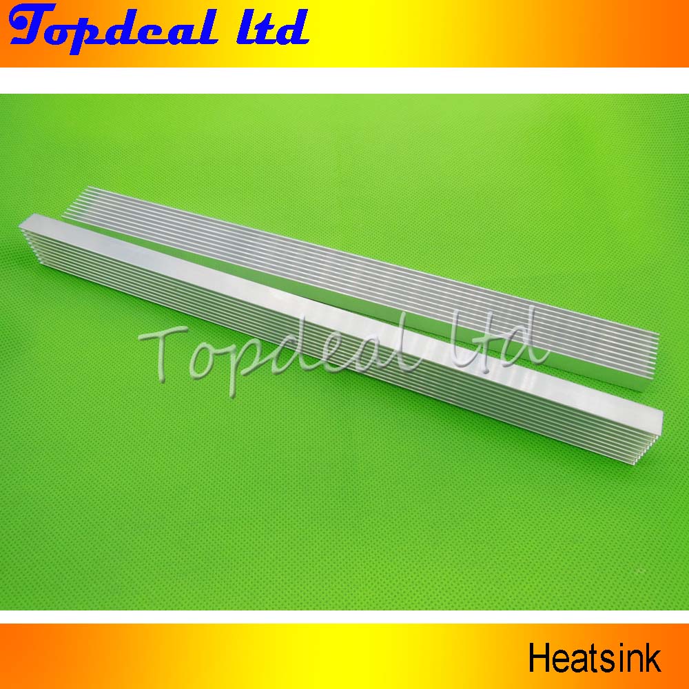 Disipador térmico de aluminio LED de alta potencia, 4 unids/lote, 300mm * 25mm * 12mm para diodos emisores led de 1W,3W,5W