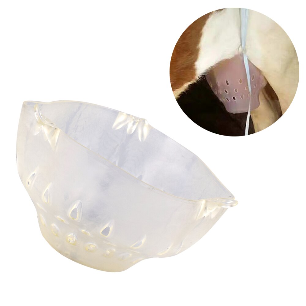 2PCS cow breast brassiere veterinary burdock weaner yak weaning calf weaned maternal milk hood bra plastic