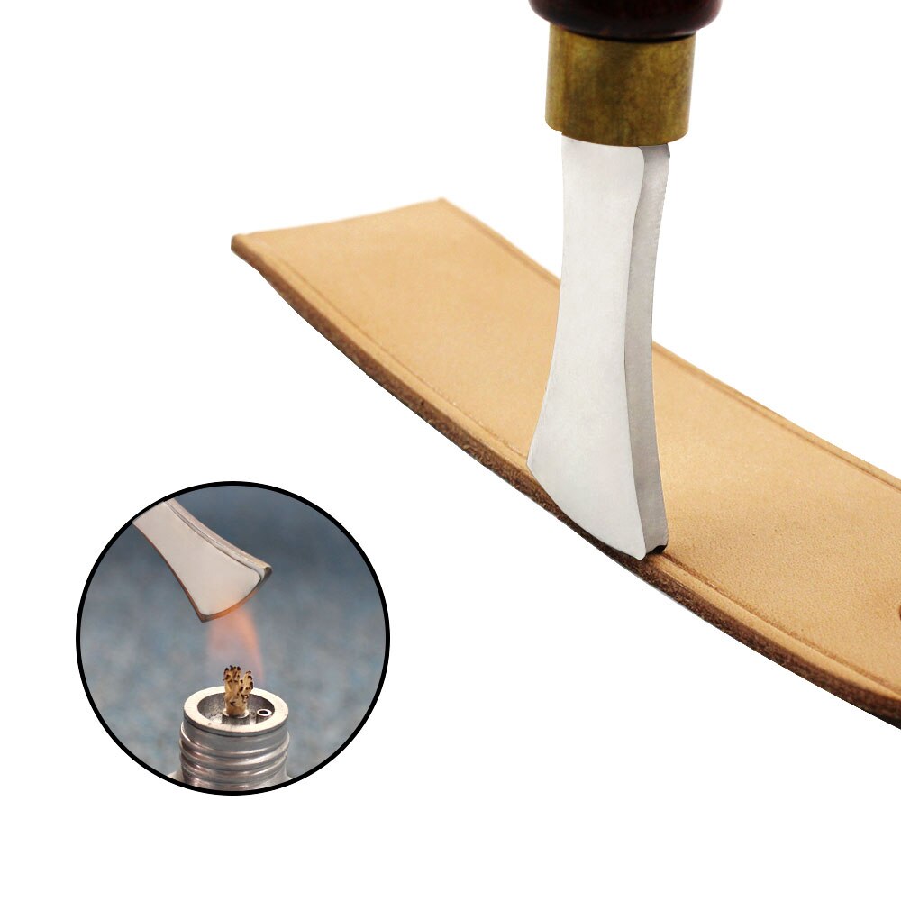 1.0-2.5Mm Lederen Rand Rillen Tool Rvs Blade Ondiepe Markering Randen Druk Line Tool Groove Druk Lijn gereedschap