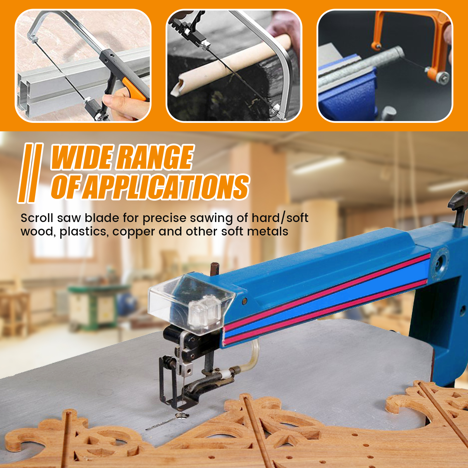 60 st rullsågblad, stiftände, 5 tums robust rullsågblad i kolstål, tpi 10/15/18/20/24 , ersättning för trä, plast, metall