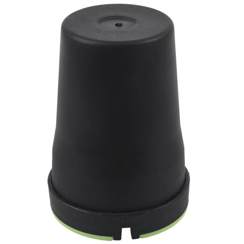 Glow in the dark beker-stijl zelfdovende sigarettenasbak - zwart