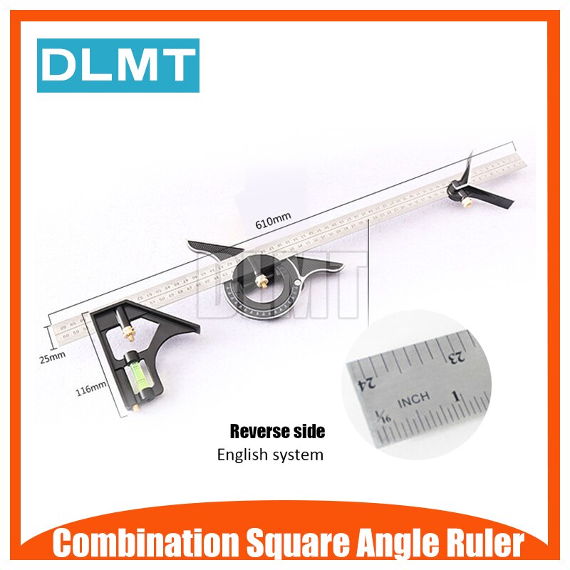 multi-function combination square ruler 300mm carpenter tools Combination Stainless Steel Square Angle Ruler