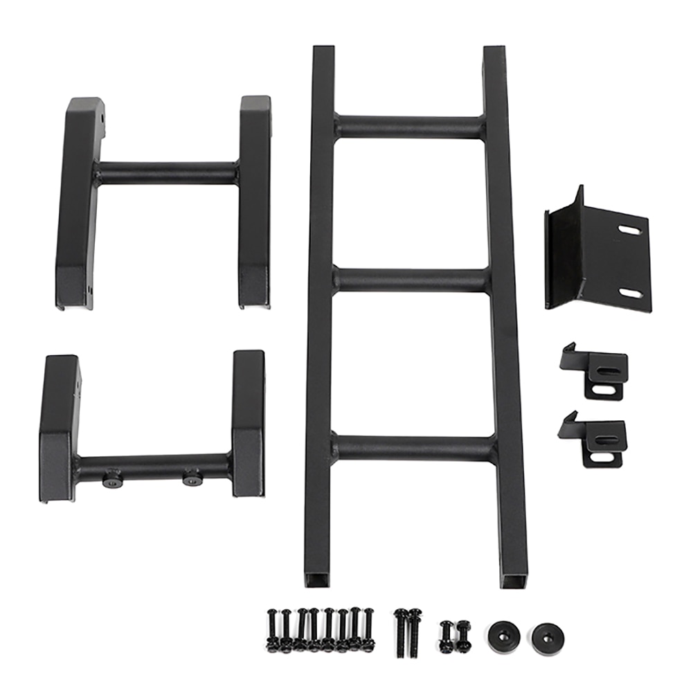 Tailgate Ladder Kit Metal Stairs Ladder Protective Frames for Suzuki Jimny JB74 Car Rear Door Tailgate Ladder Vehicle Roof Stair