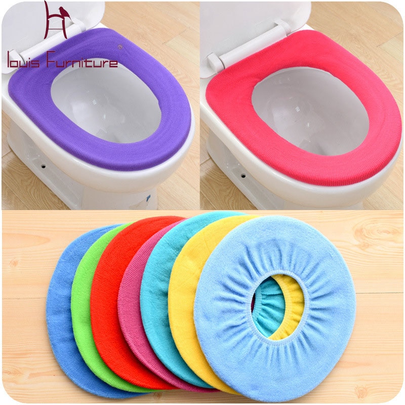 Multicolor mode dikke warme wc wassen cover geschikt voor alle size serie van versterking Woninginrichting badkamer producten
