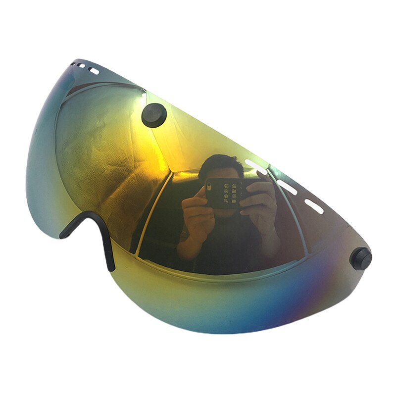 Unisex Cycling Helmet With Goggles Ultralight MTB Bike Helmet Mountain Road Sport Specialiced Bicycle Helmets Bike Equipment: Colorful lens