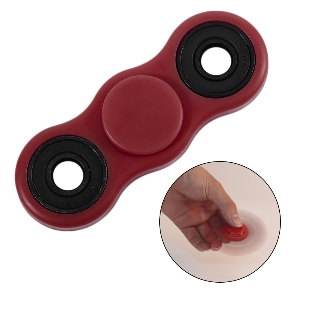 New Hot Liscia Contorno Tre Fori Del Nitruro Di Silicio Cuscinetto Lungo Tempo Ridurre Lo Stress Dito della Mano Spinner Giocattolo Regalo Per I Bambini: 6