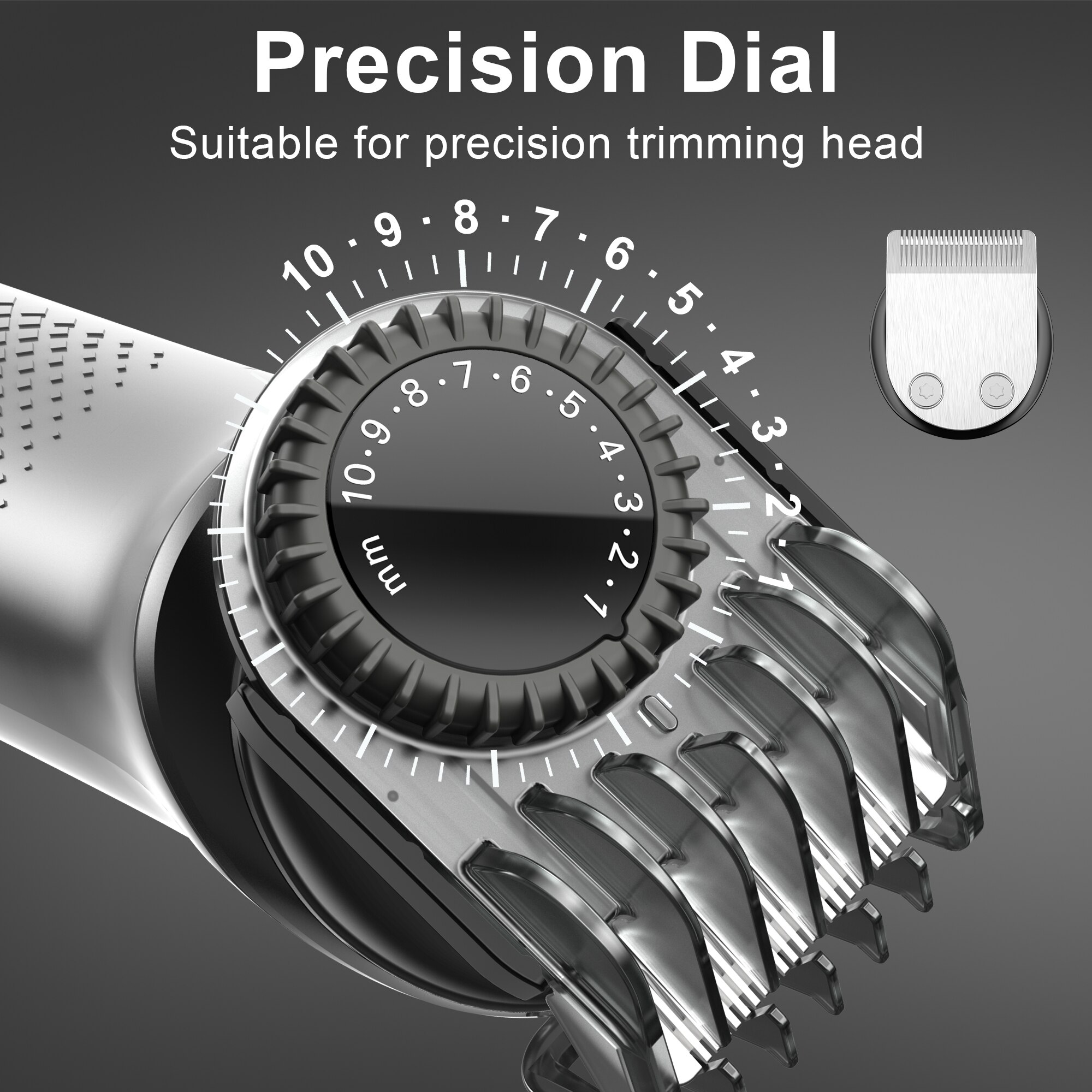 Hatteker Tondeuse Waterdichte Man Kapper 5 In 1 Tondeuse Snoerloze Elektrische Scheerapparaat Body Grooming Kit