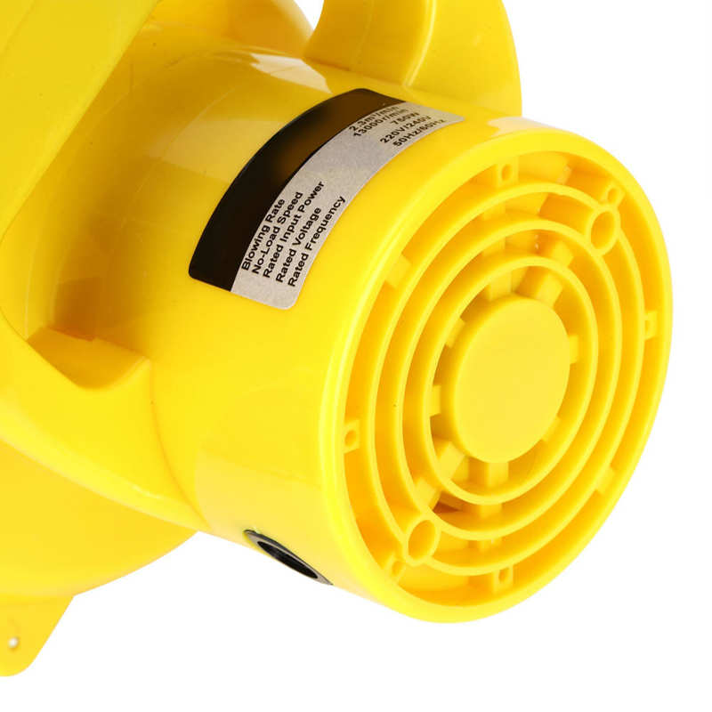EU 220V-240V Multifunction Hand-Held Electric Suction Air Blower Dust Collector Leaf Cleaner for Home Garden Yellow