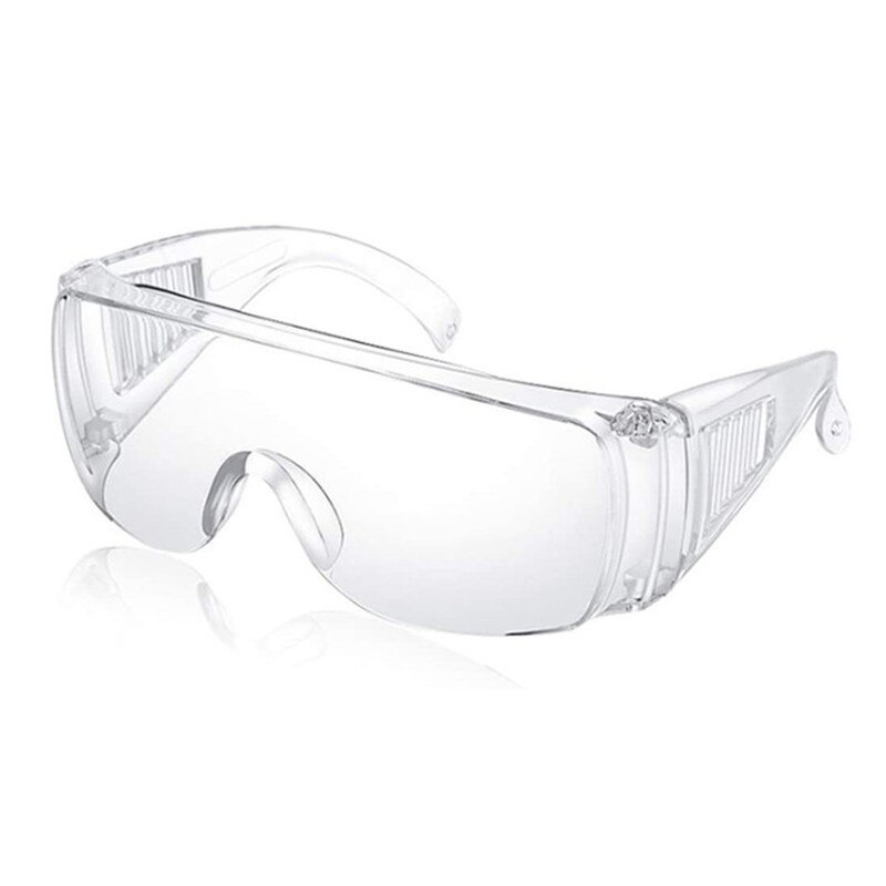 Faltbare Anti-Virus Schutzbrille Anti-Tröpfchen Auge Schutz Winddicht Labor Gläser Voll Klare Vision Objektiv Einstellbare Brillen: 1PC A