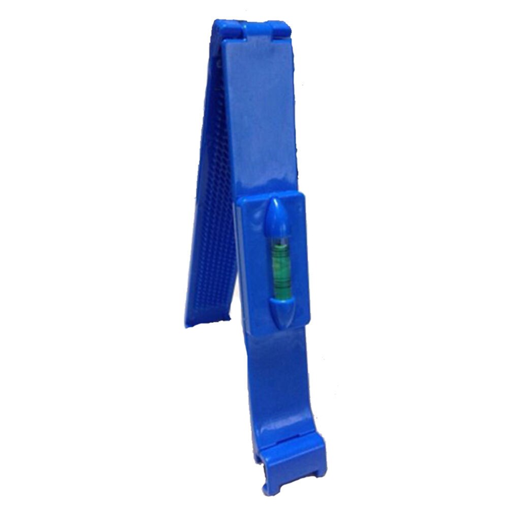 Frauen Haar Pony Clip Trimmer einstellen Kunststoff Ebene Instrument Herrscher DIY Haar Haarschneidemaschine Schneiden Schere Styling Werkzeuge Zubehör: Blau