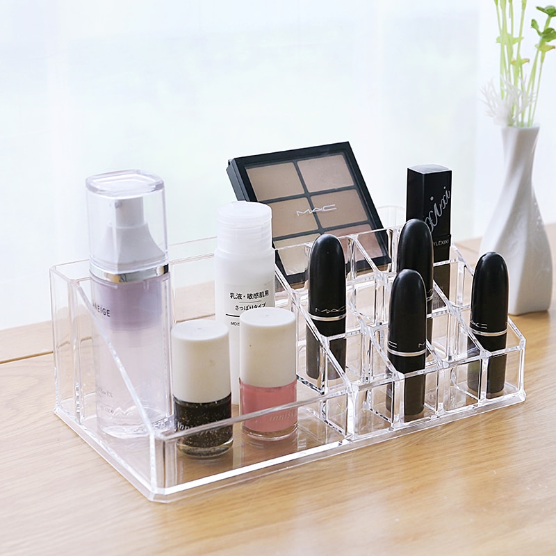 Acryl bureau organizer cosmetica ontvangen doos fressing tafel accessoires lippenstift organizer bureau set