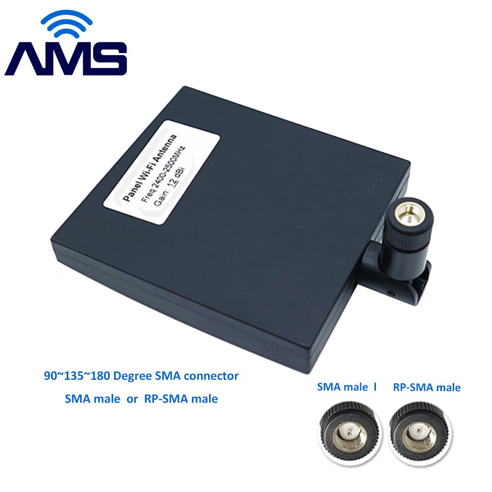 AMS Factory fashions 5G antenna External Aircraft model 5G 5.8G Wifi aerial 12dBi RP-SMA Mini 2.4Ghz Panel Antenna