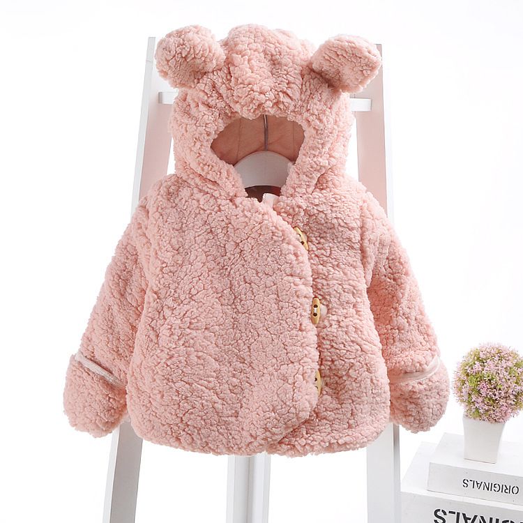 Vêtements d'automne et d'hiver féminins | Manteau épais en coton molletonné, pour bébés garçons et filles, vêtements en velours plus, pour enfants