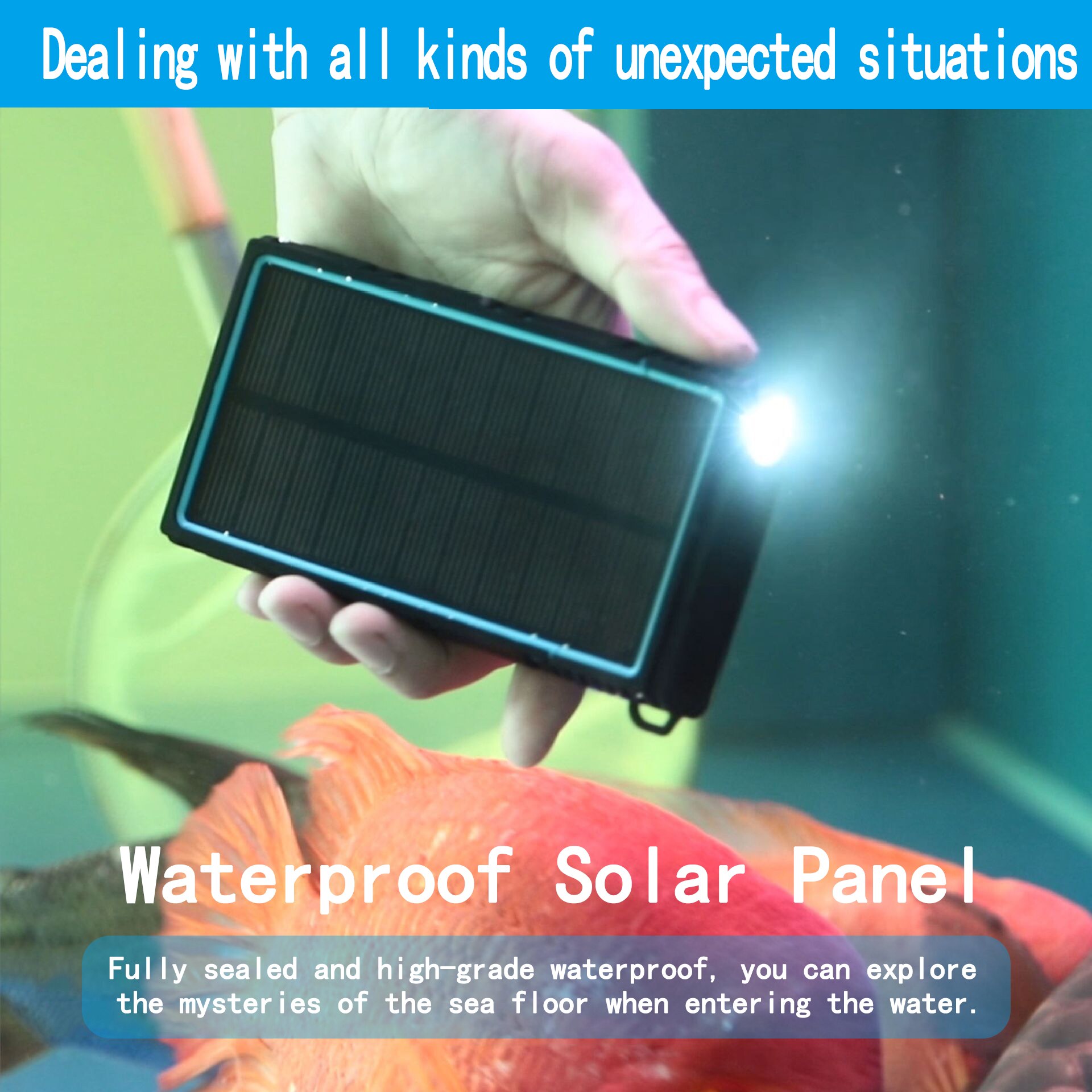 45000Mah Solar Power Bank Draagbare Snelle Oplader Grote Capaciteit Outdoor Reizen Emergency Poverbank Voor Samsung Xiaomi Iphone