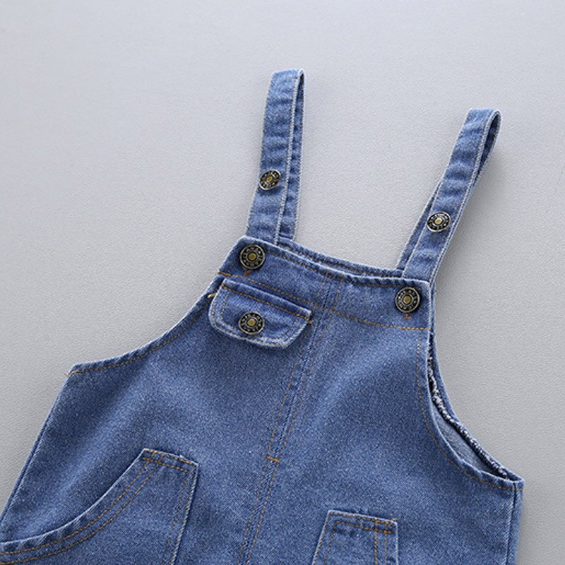 Melario niños monos de verano niños niñas overoles de mezclilla Jeans Denim para niño bebé niña mono suelto Casual mono