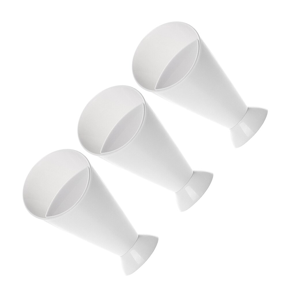 3 stuks saladebeker praktische handige lichtgewicht saladebeker friethouder frietbeker voor feestje ktv